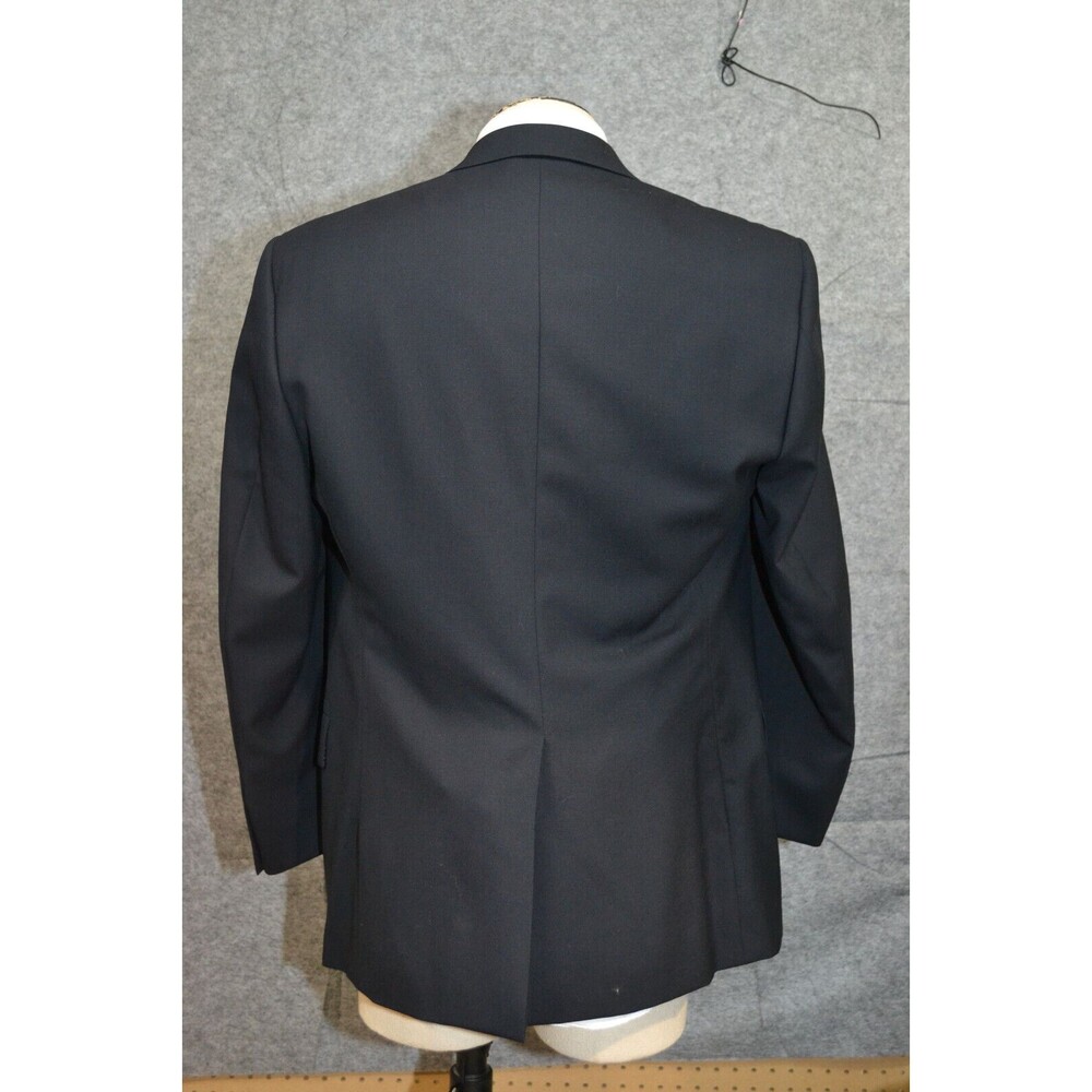 Hickey Freeman Boardroom Suit Jacket 42R Navy Blue Wool Blazer Union Made in USA - Picture 3 of 15